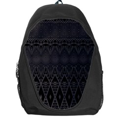 Boho Black Diamonds Backpack Bag by SpinnyChairDesigns