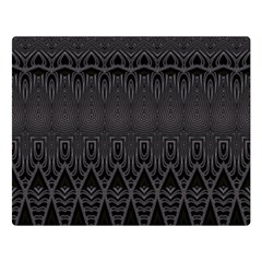 Boho Black Diamonds Double Sided Flano Blanket (large)  by SpinnyChairDesigns