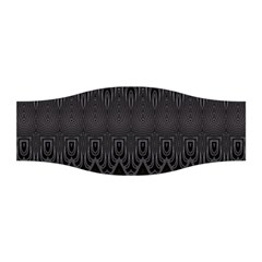 Boho Black Diamonds Stretchable Headband by SpinnyChairDesigns