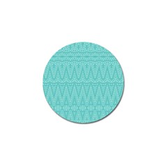 Boho Teal Pattern Golf Ball Marker (4 Pack) by SpinnyChairDesigns