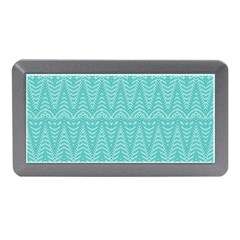 Boho Teal Pattern Memory Card Reader (mini) by SpinnyChairDesigns