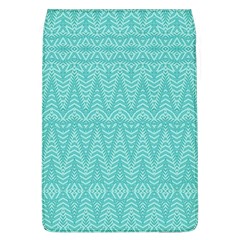 Boho Teal Pattern Removable Flap Cover (l) by SpinnyChairDesigns