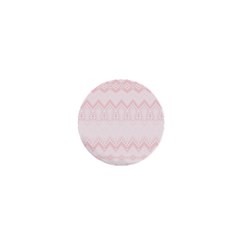 Boho Pastel Pink Pattern 1  Mini Buttons by SpinnyChairDesigns