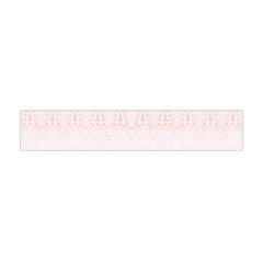 Boho Pastel Pink Pattern Flano Scarf (Mini)