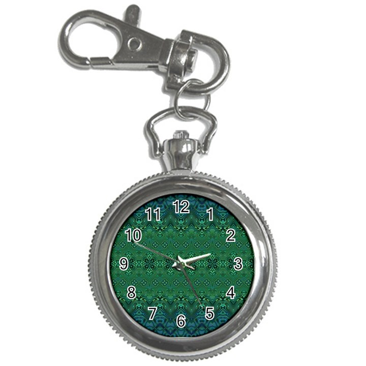 Boho Emerald Green and Blue  Key Chain Watches