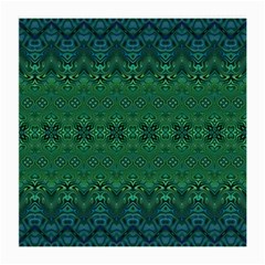 Boho Emerald Green And Blue  Medium Glasses Cloth by SpinnyChairDesigns