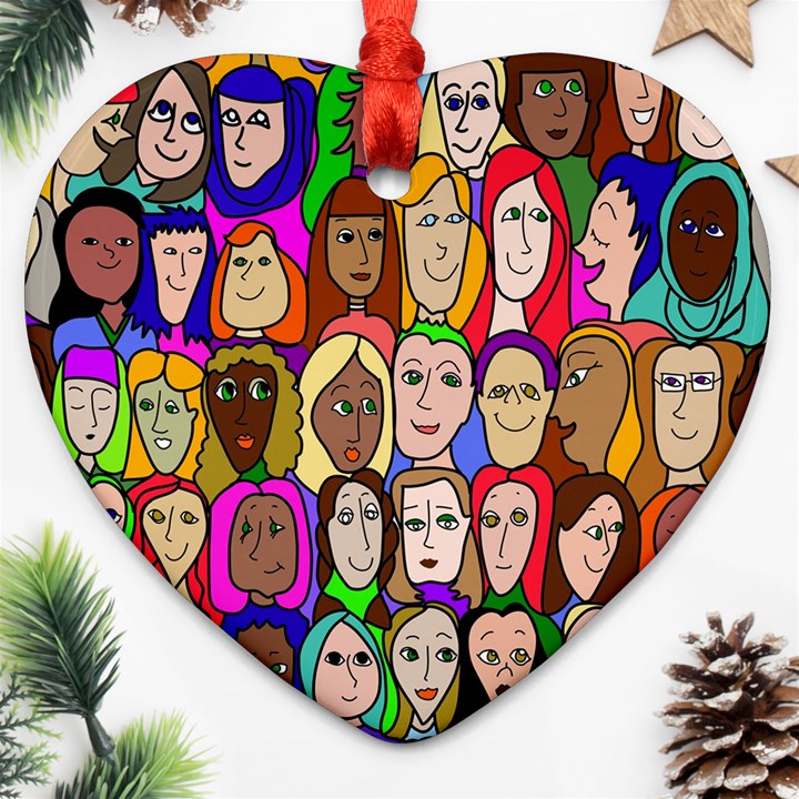 432sisters Ornament (Heart)