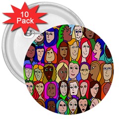 432sisters 3  Buttons (10 Pack) 