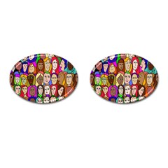 432sisters Cufflinks (oval)