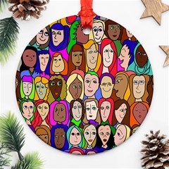 432sisters Round Ornament (two Sides)