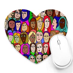 432sisters Heart Mousepads by Kritter