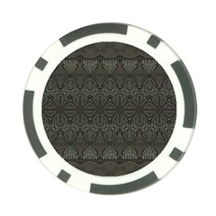 Boho Antique Bronze Pattern Poker Chip Card Guard (10 Pack) by SpinnyChairDesigns