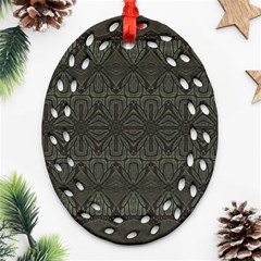 Boho Antique Bronze Pattern Ornament (oval Filigree) by SpinnyChairDesigns