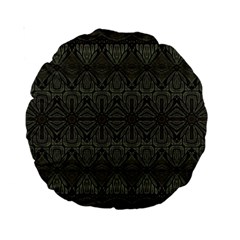 Boho Antique Bronze Pattern Standard 15  Premium Round Cushions by SpinnyChairDesigns