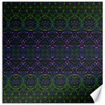 Boho Purple Green Pattern Canvas 16  x 16  15.2 x15.41  Canvas - 1