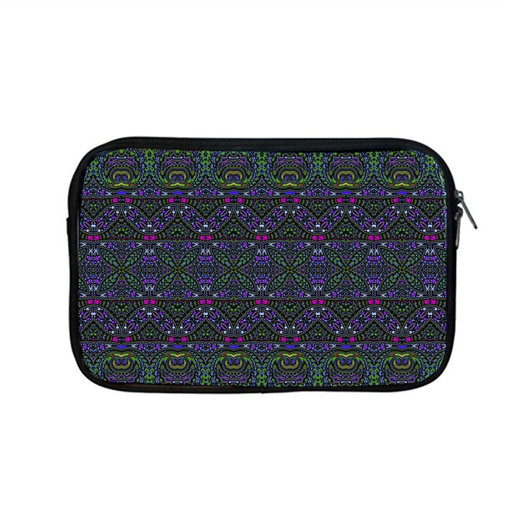 Boho Purple Green Pattern Apple MacBook Pro 13  Zipper Case