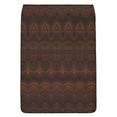 Boho Chocolate Brown Removable Flap Cover (s) by SpinnyChairDesigns