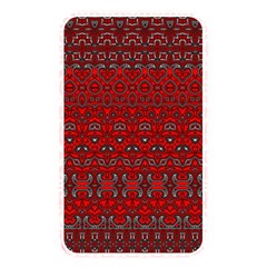 Boho Red Black Grey Memory Card Reader (rectangular) by SpinnyChairDesigns