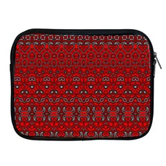 Boho Red Black Grey Apple Ipad 2/3/4 Zipper Cases