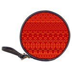 Boho Red Orange Classic 20-CD Wallets Front