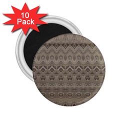 Boho Khaki  2 25  Magnets (10 Pack)  by SpinnyChairDesigns