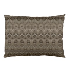 Boho Khaki  Pillow Case by SpinnyChairDesigns