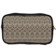 Boho Khaki  Toiletries Bag (one Side) by SpinnyChairDesigns