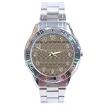 Boho Khaki  Stainless Steel Analogue Watch Front