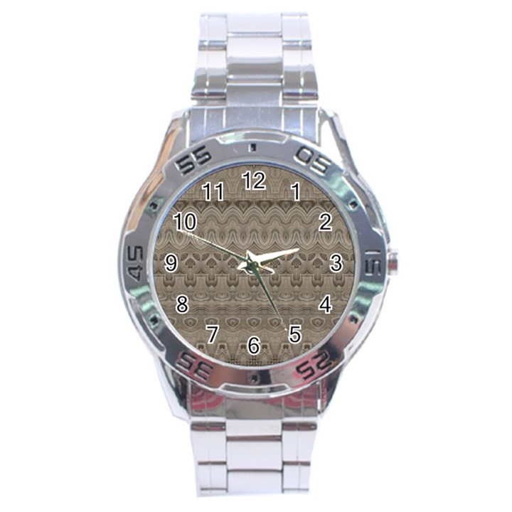 Boho Khaki  Stainless Steel Analogue Watch