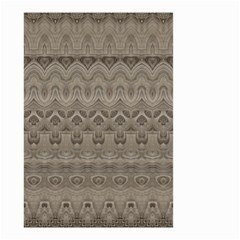 Boho Khaki  Small Garden Flag (two Sides) by SpinnyChairDesigns