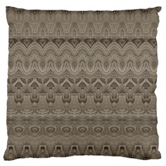 Boho Khaki  Standard Flano Cushion Case (one Side) by SpinnyChairDesigns