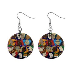 Sisters2020 Mini Button Earrings by Kritter