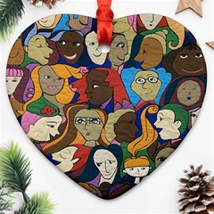 Sisters2020 Heart Ornament (two Sides)