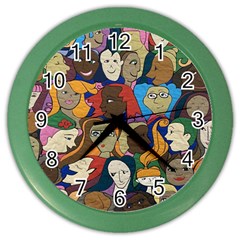 Sisters2020 Color Wall Clock by Kritter