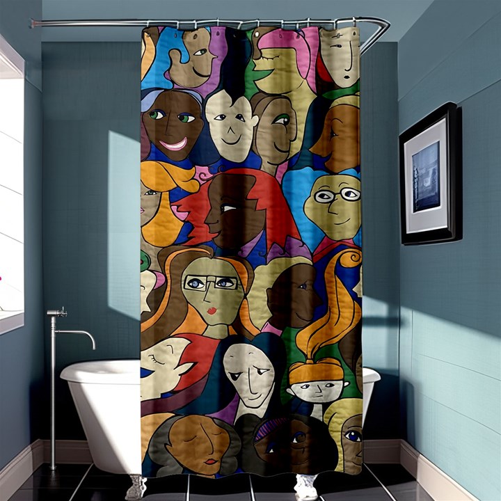 Sisters2020 Shower Curtain 36  x 72  (Stall) 