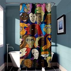 Sisters2020 Shower Curtain 36  X 72  (stall)  by Kritter