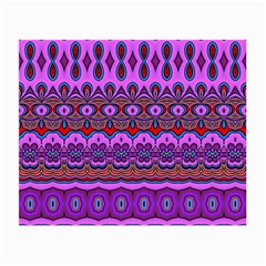 Boho Magenta Pattern Small Glasses Cloth by SpinnyChairDesigns