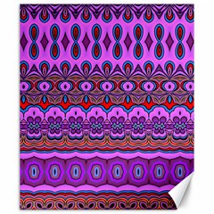 Boho Magenta Pattern Canvas 20  X 24  by SpinnyChairDesigns