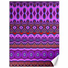 Boho Magenta Pattern Canvas 36  X 48  by SpinnyChairDesigns