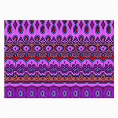 Boho Magenta Pattern Large Glasses Cloth by SpinnyChairDesigns