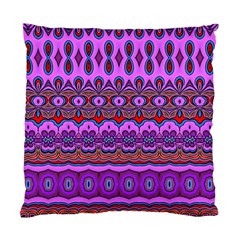 Boho Magenta Pattern Standard Cushion Case (one Side) by SpinnyChairDesigns