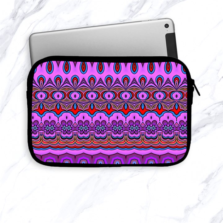 Boho Magenta Pattern Apple iPad Mini Zipper Cases