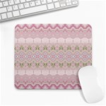 Boho Pastel Spring Floral Pink Large Mousepads Front