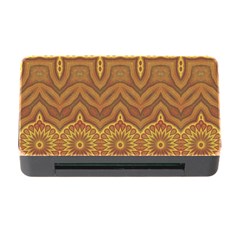 Boho Sunflower Print Memory Card Reader With Cf by SpinnyChairDesigns