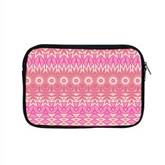 Boho Pink Floral Pattern Apple Macbook Pro 15  Zipper Case by SpinnyChairDesigns