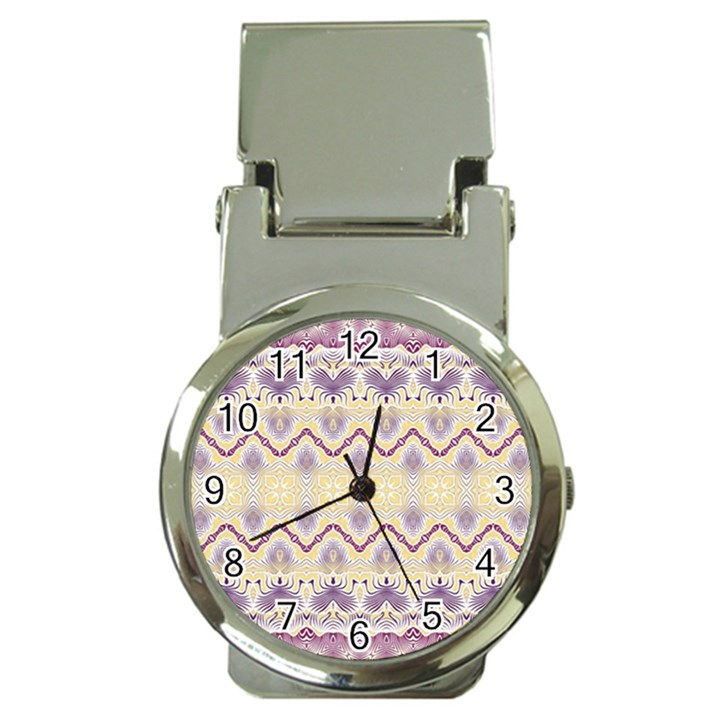 Boho Violet Yellow Money Clip Watches