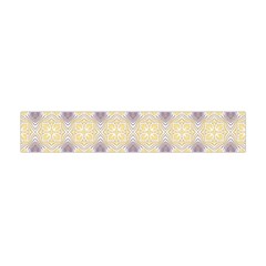 Boho Violet Yellow Flano Scarf (mini) by SpinnyChairDesigns