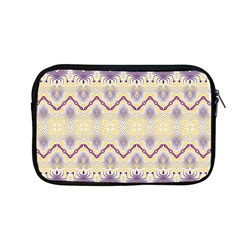 Boho Violet Yellow Apple Macbook Pro 13  Zipper Case by SpinnyChairDesigns