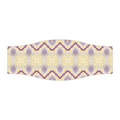 Boho Violet Yellow Stretchable Headband by SpinnyChairDesigns