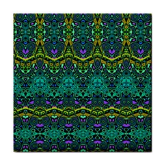 Boho Emerald Green Tile Coaster by SpinnyChairDesigns